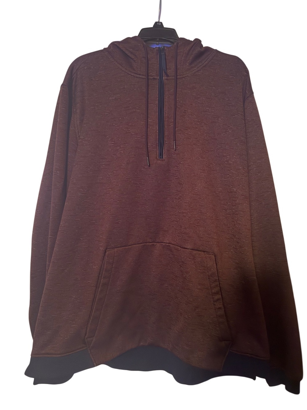 Under Armour Men's Burgundy Half-Zip Hooded Pullover 3XL